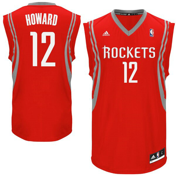Maillot Houston Rockets Homme Dwight Howard 12 adidas Réplique Rouge